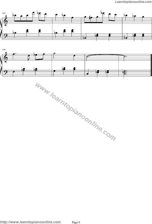 christmas in the 13th month Piano Sheet Music Free
