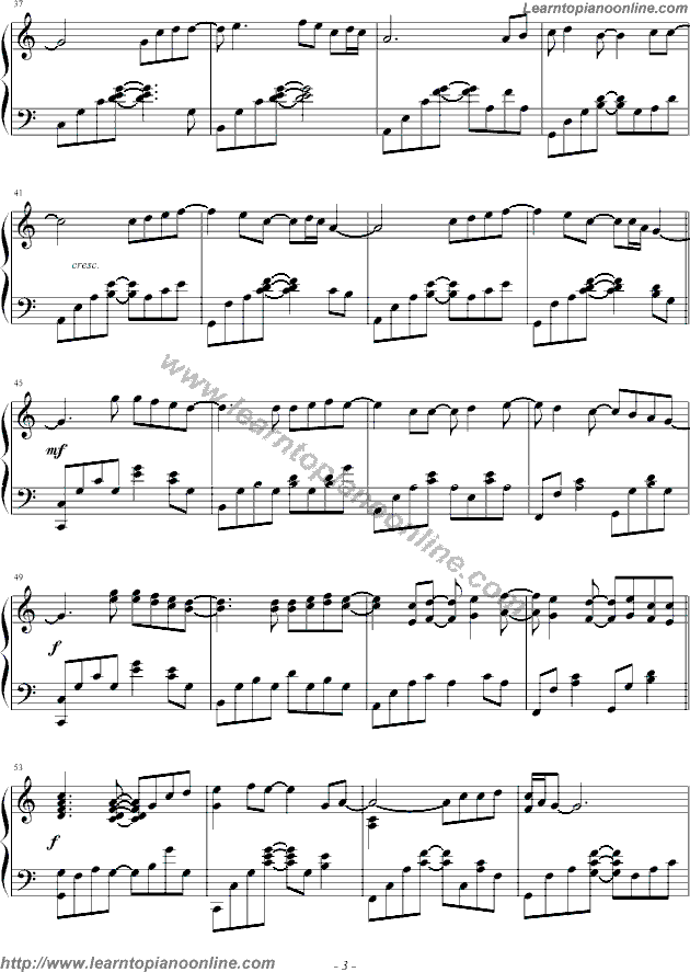 Right Here Waiting-Richard Marx(3) Free Piano Sheet Music | Learn How