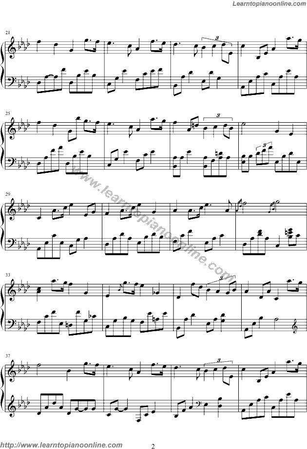 Fantasia's Lullaby by Kevin Kern Piano Sheet Music Free