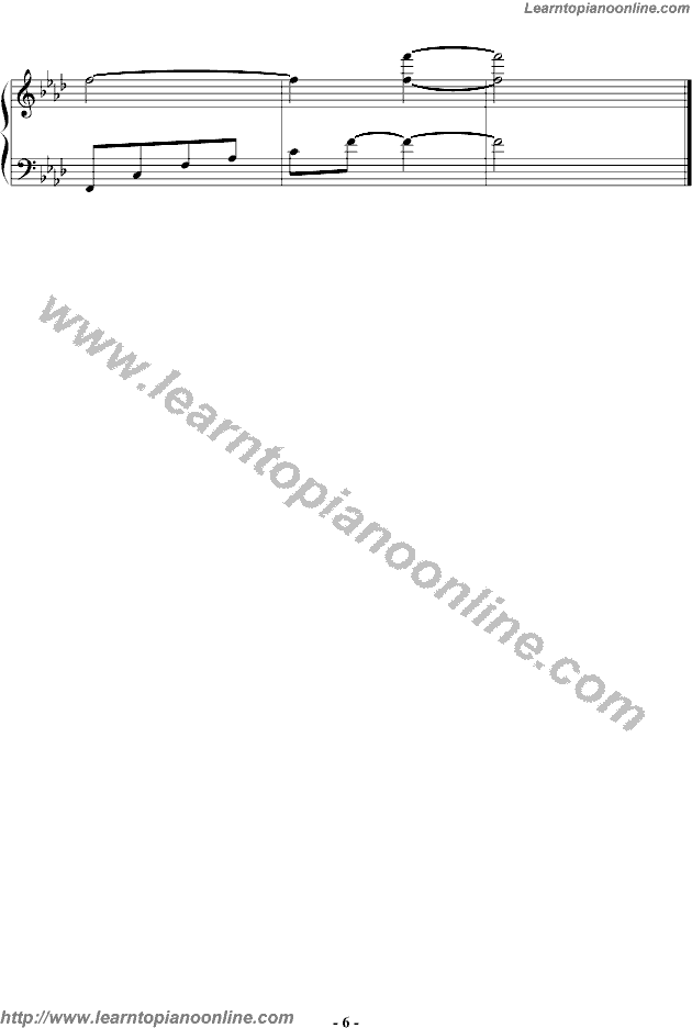 a letter yukie nishimura piano sheet pdf