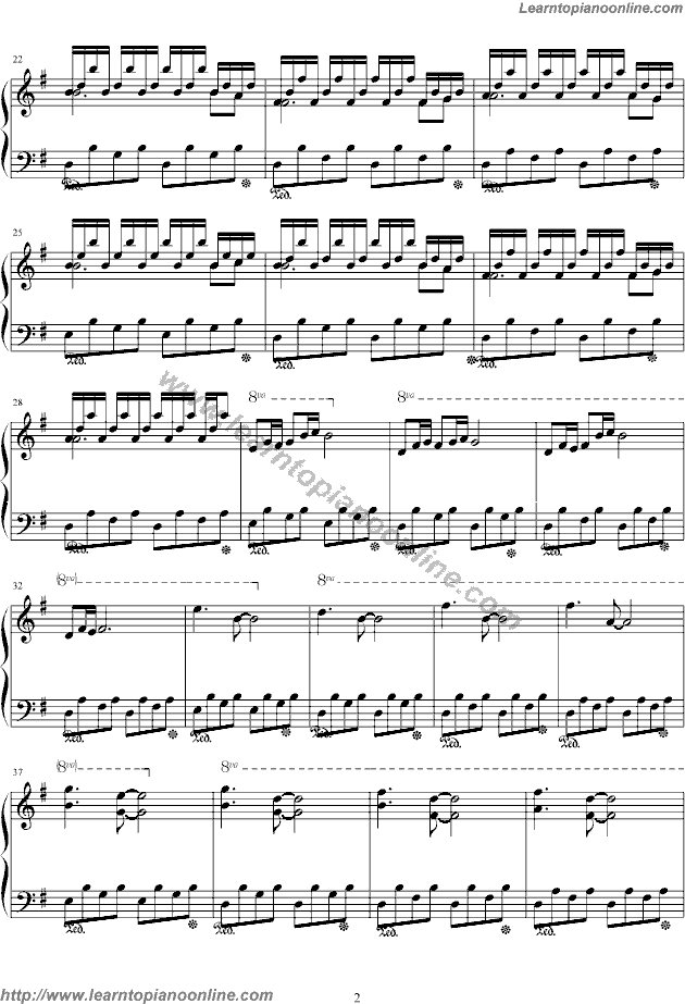 La Valse dAmelie by Yann Tiersen(2) Free Piano Sheet Music | Learn How