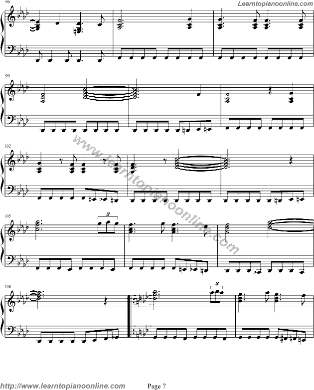 The Phantom of the Opera(7) Free Piano Sheet Music | Learn How To Play