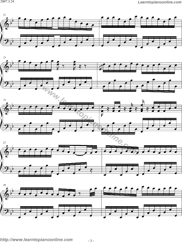 Yanni - Marching Season(version2) Piano Sheet Music Chords Tabs Notes Tutorial Score Free